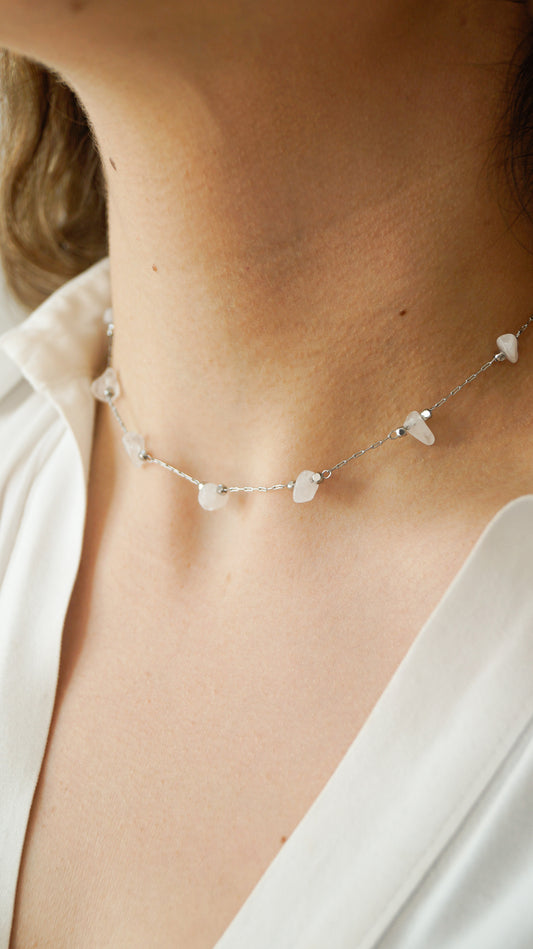 Choker Mariana blanco