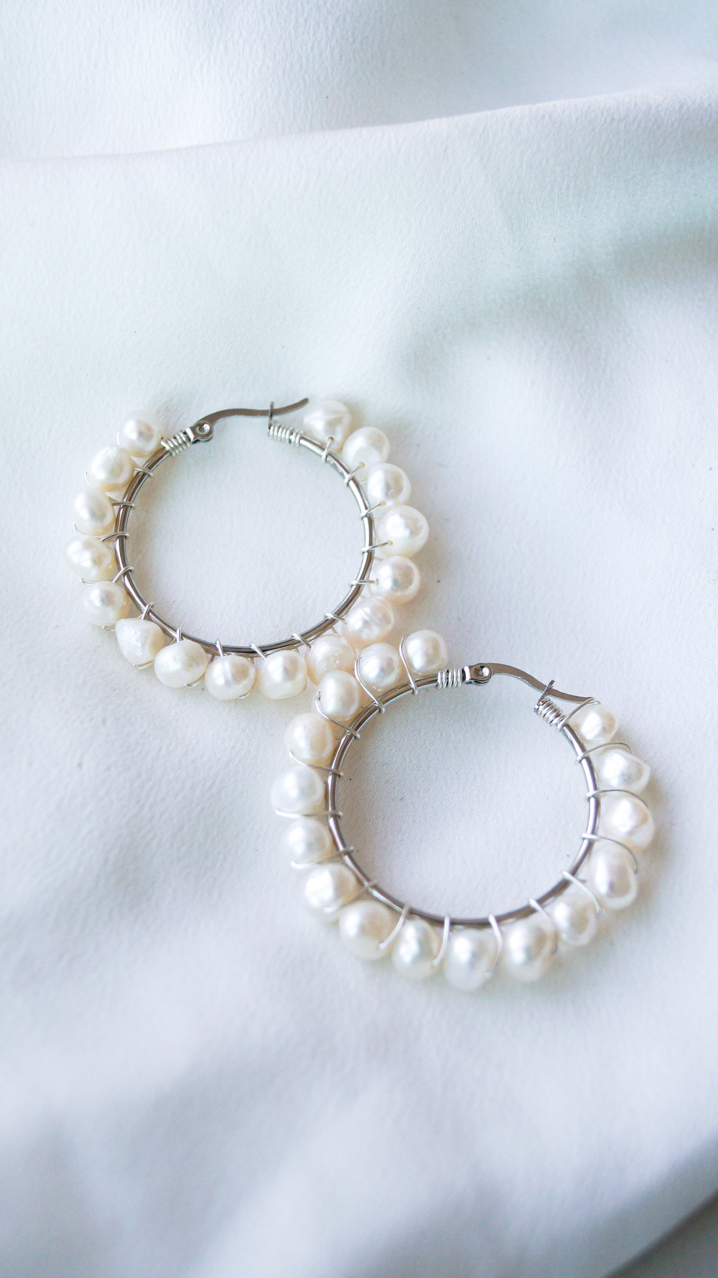 Arracadas Miami plata