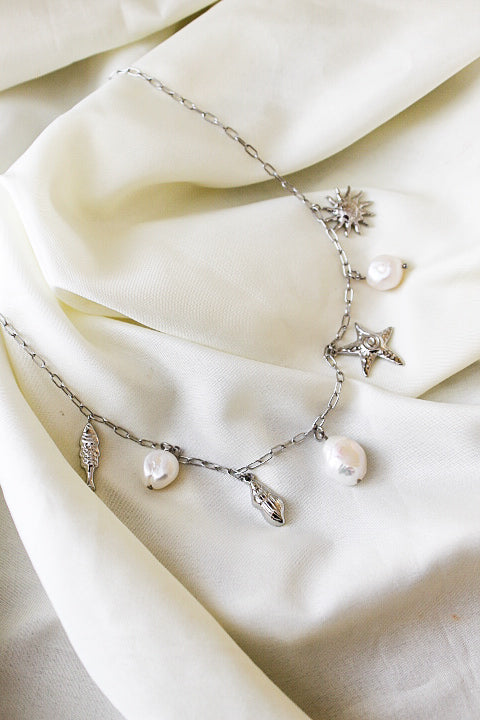 Collar mar plata