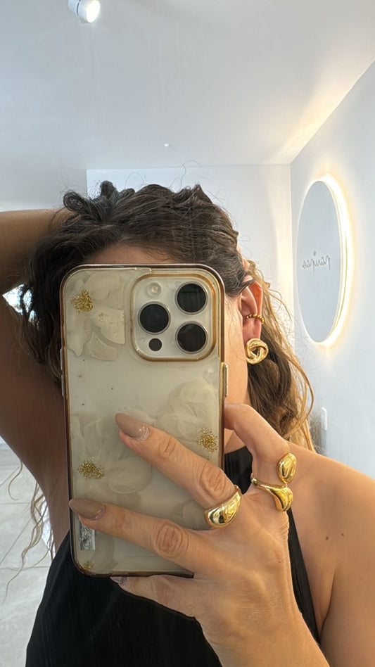 Aretes botón