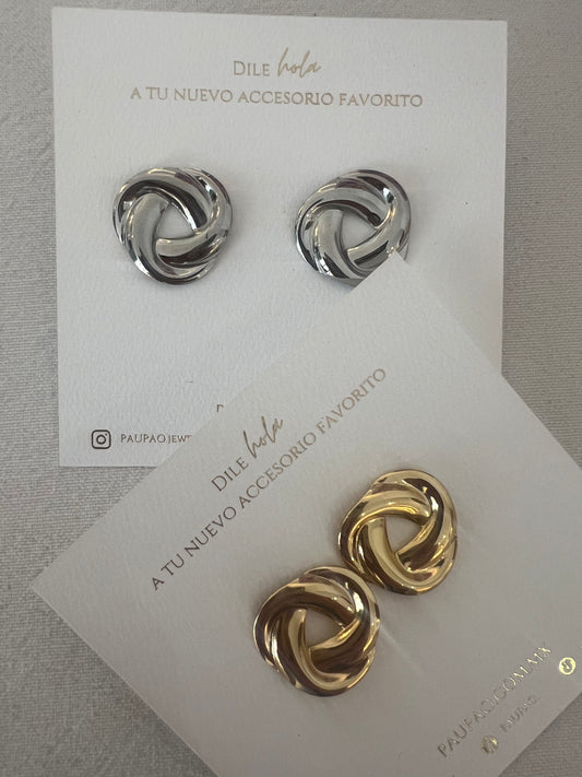 Aretes botón