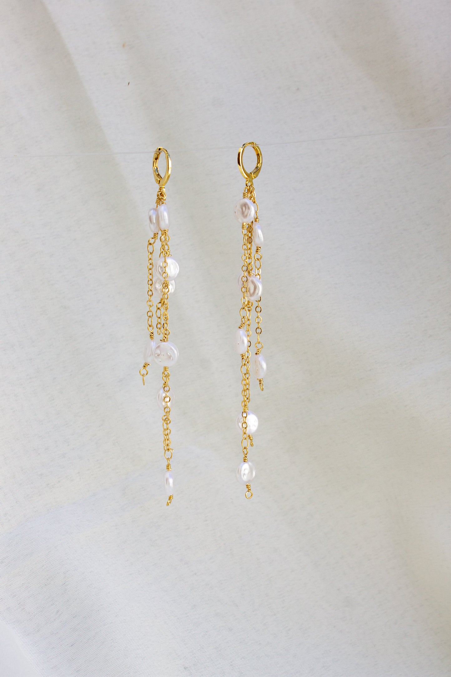 Aretes lluvia