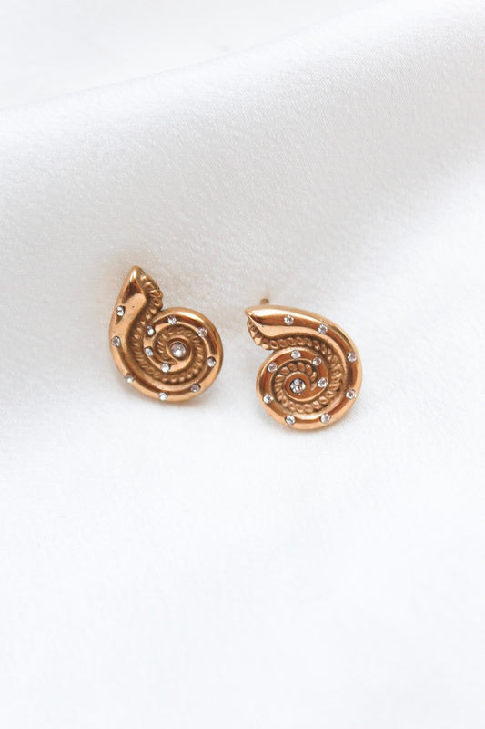 Aretes de caracol mini