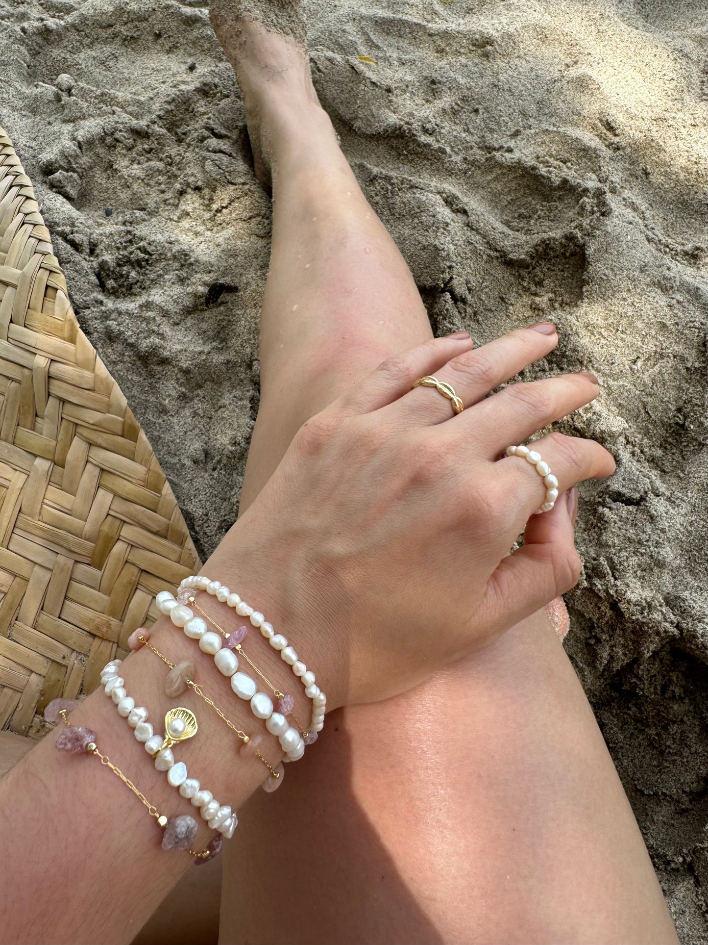 Pulsera Mabel rosada