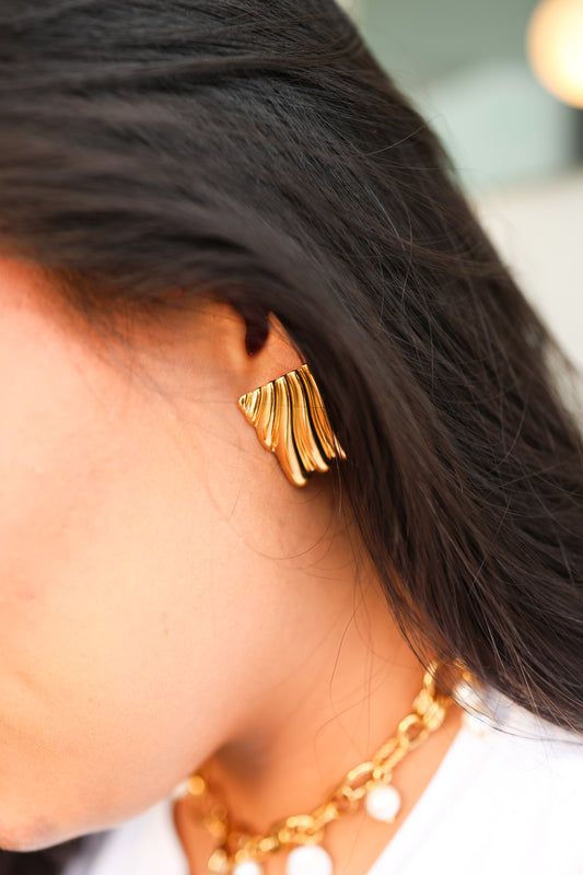 Aretes Viena dorados