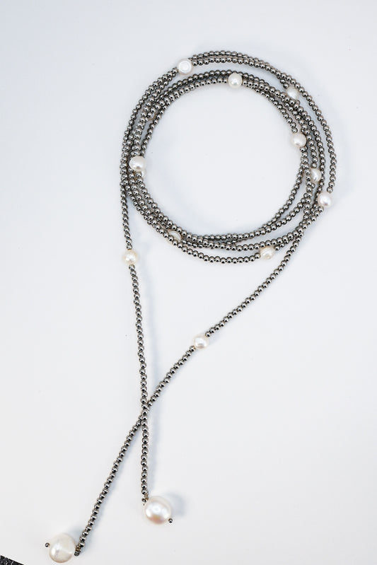 Collar infinito plata