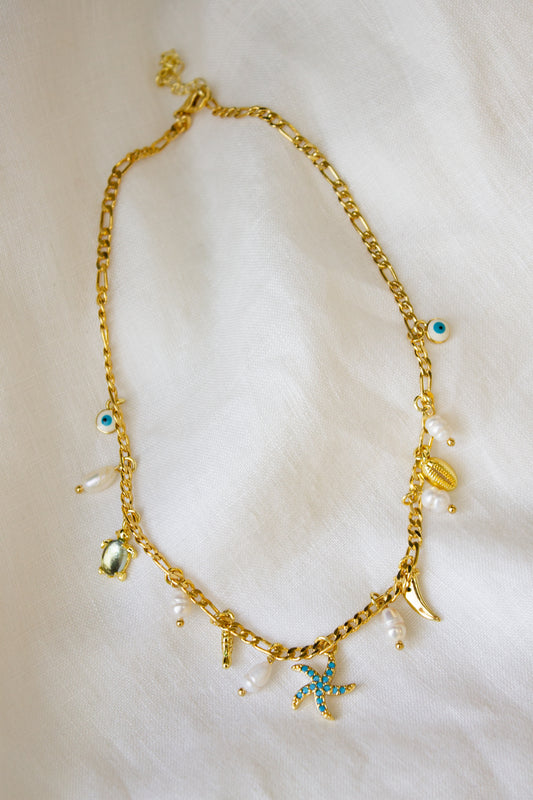 Collar mar celeste