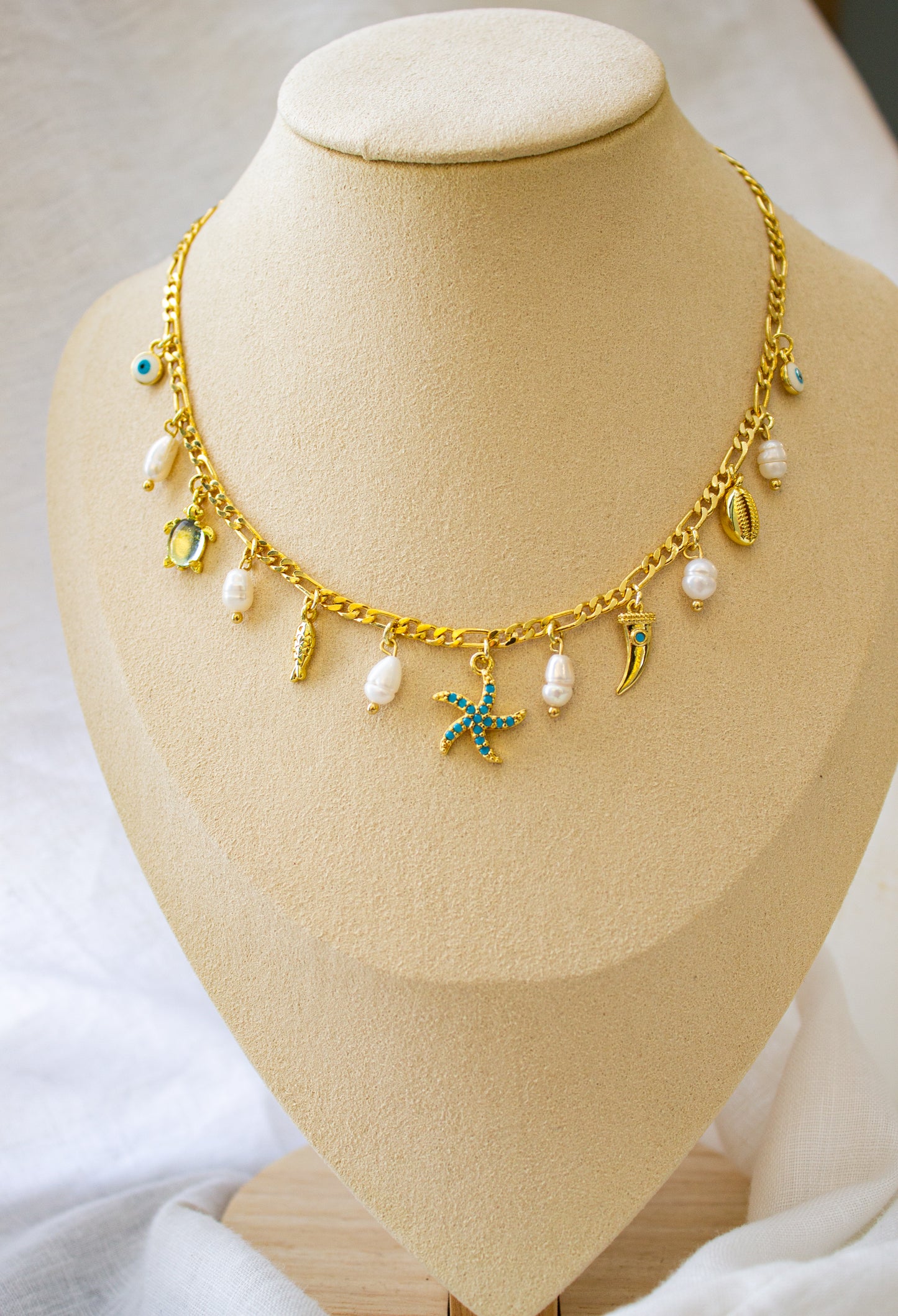 Collar mar celeste